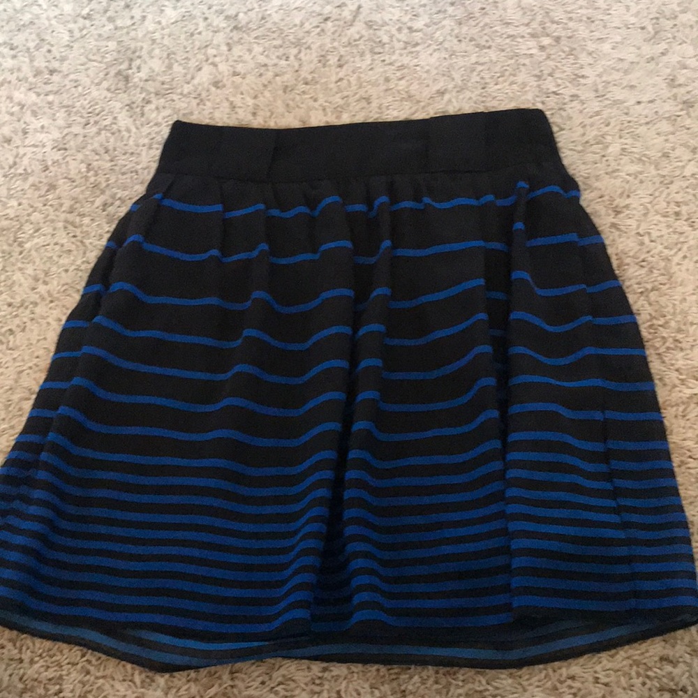 Black and Blue Skirt